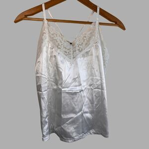 WeWink Satin with Lace Tank and Short Pajamas NWT